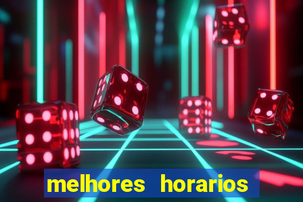 melhores horarios pagantes fortune tiger